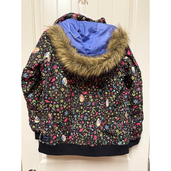 Burton LIMITED Disney Frozen Girls Twist Bomber Jacket Elsa & Anna XL - Picture 8 of 10